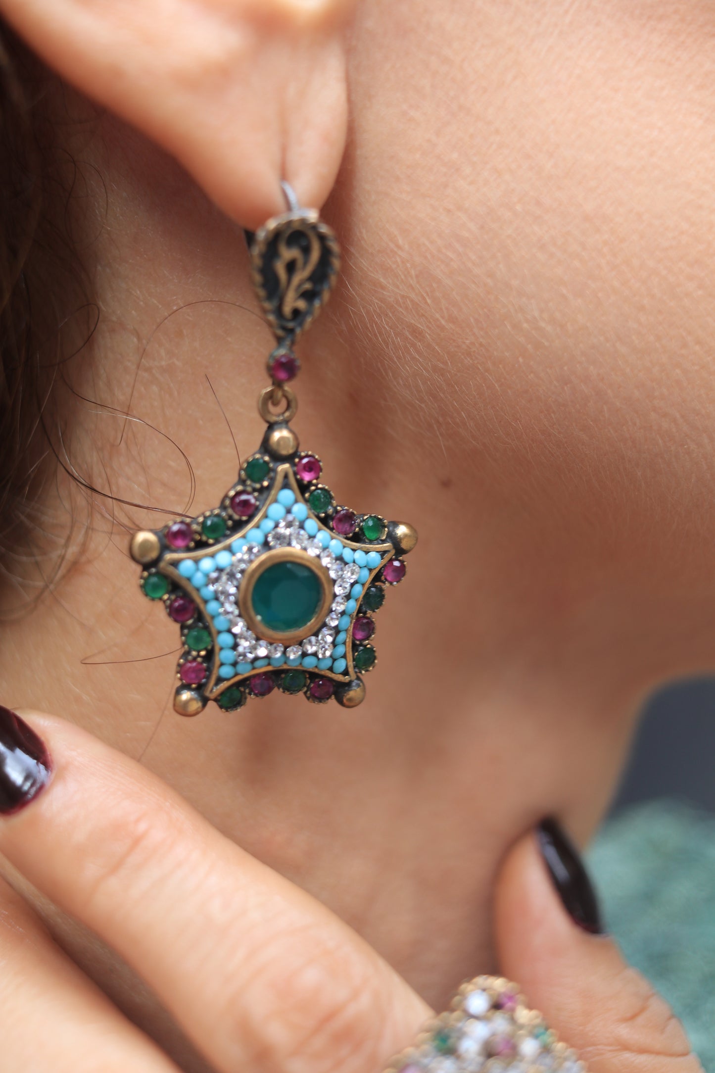 Embellished Star - Earrings