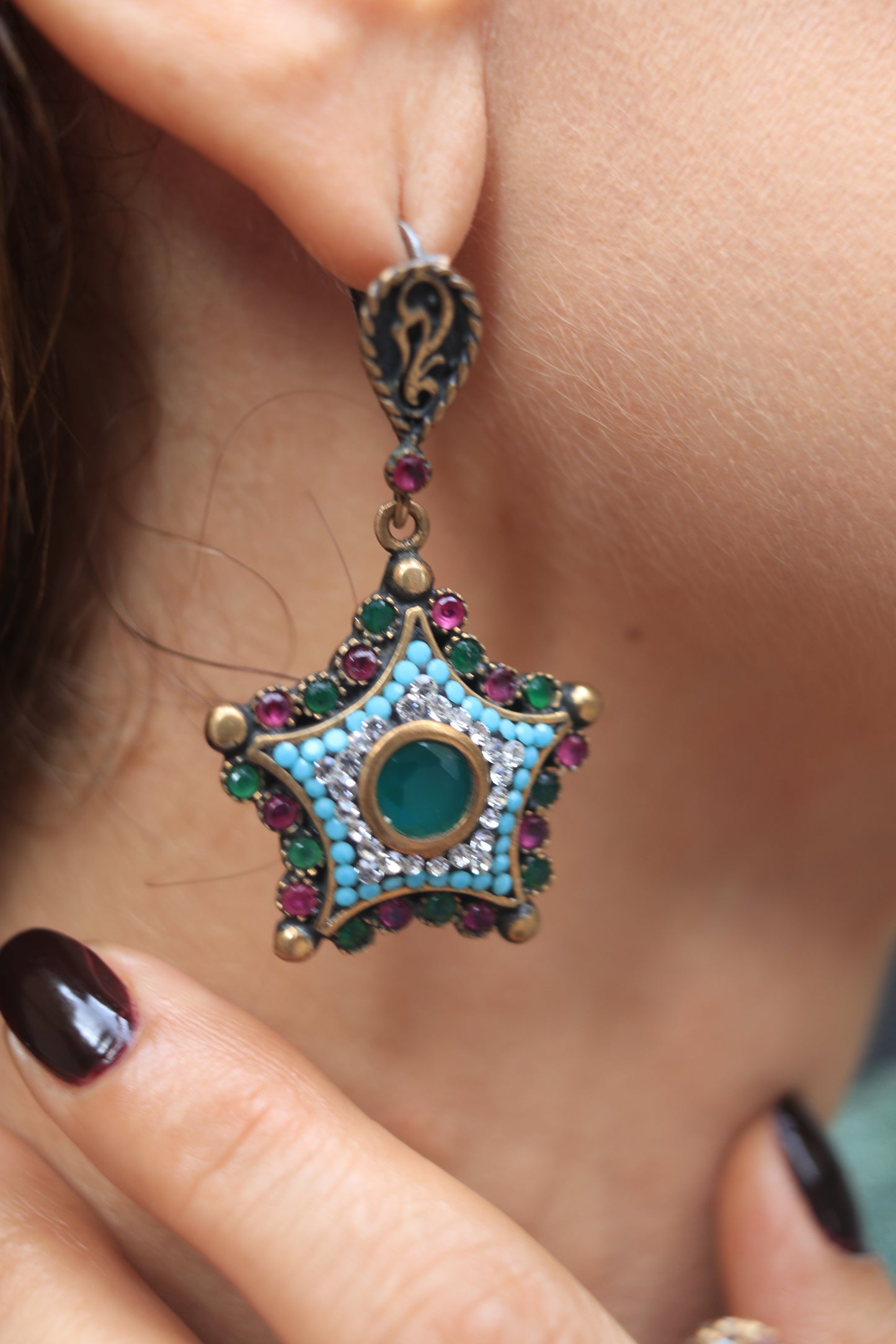 Embellished Star - Earrings