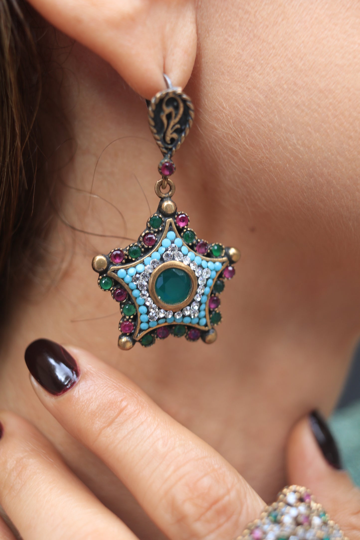 Embellished Star - Earrings