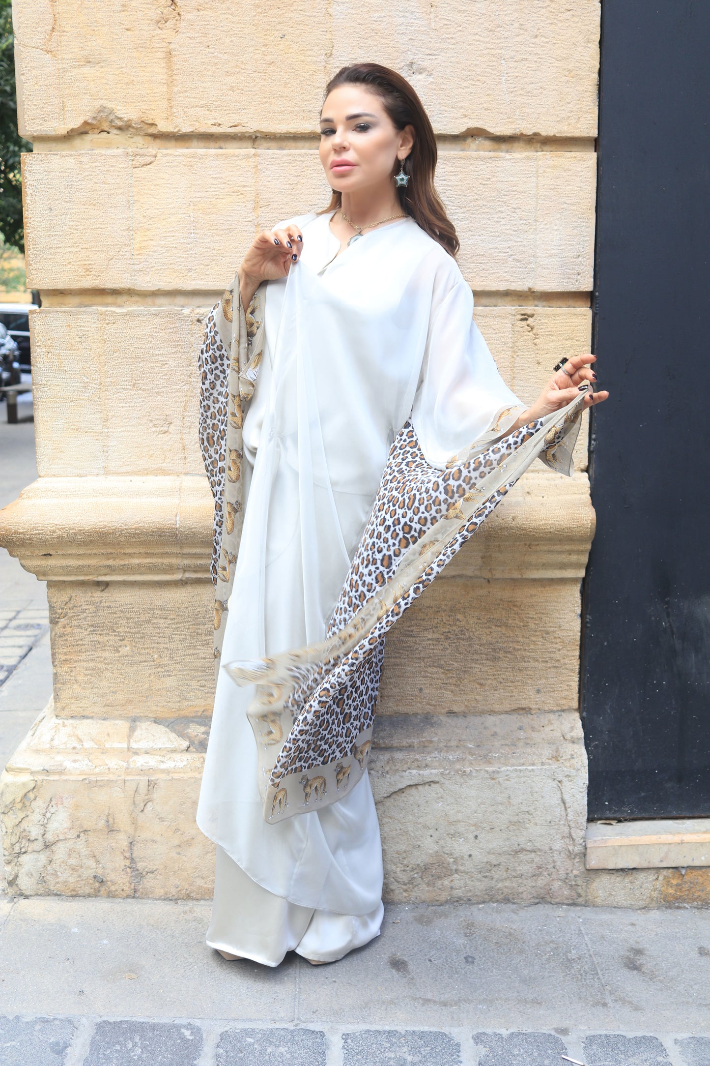 White angel abaya