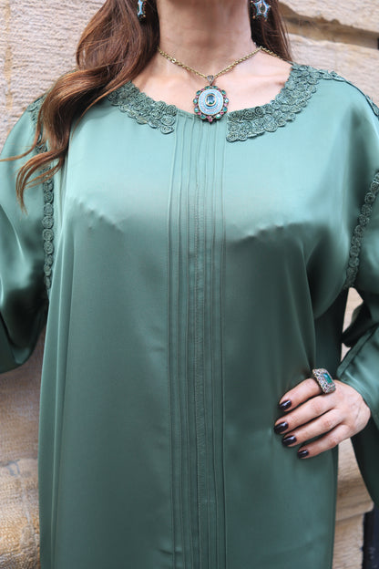 Turquoise abaya