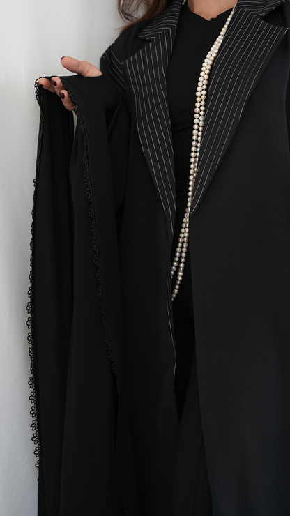 Black Blazer Abaya