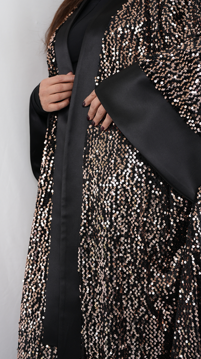 Bronze Payette Abaya