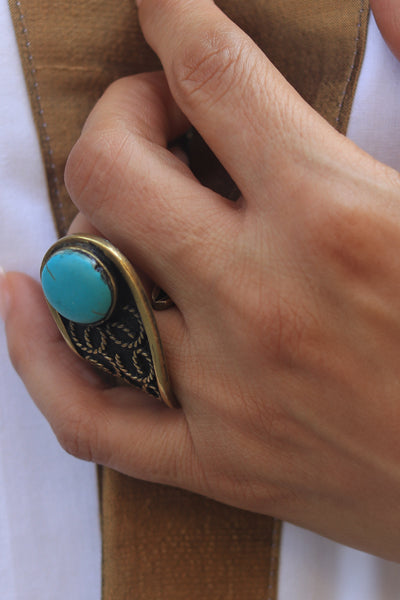 Blue Stone Ring